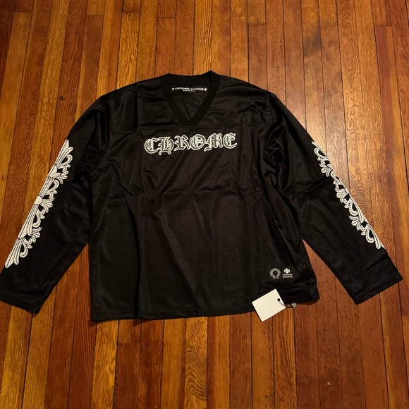 Chrome Hearts Jersey Mesh Long Sleeve Shirt - Picture 1 of 7